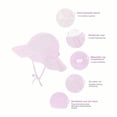 thumbnail image 4 of Toddler Sun Hat Bucket Hat 2-4 Years Baby Girl Sun Hat Summer Foldable Beach Hats Sun Wide Brim Toddler Bucket Hat Cap Summer Cap, 4 of 7