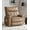 Tan, variant on Oversized Extra Wide Recliner Chair - Faux PU Leather Large Manual Recliner for Adults, Exceptional Comfort Lazy Chair with 1.5X Sponge Filling and Easy Recline Mechanism for Relaxation