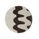 thumbnail image 2 of Alfombra de cojín decorativo súper absorbente | Pequeña alfombra moderna de poliéster | Alfombrilla antideslizante para habitación, cocina, baño, mascota | 15,7 x 15,7 pulgadas | Marrón | Decoración, 2 of 6