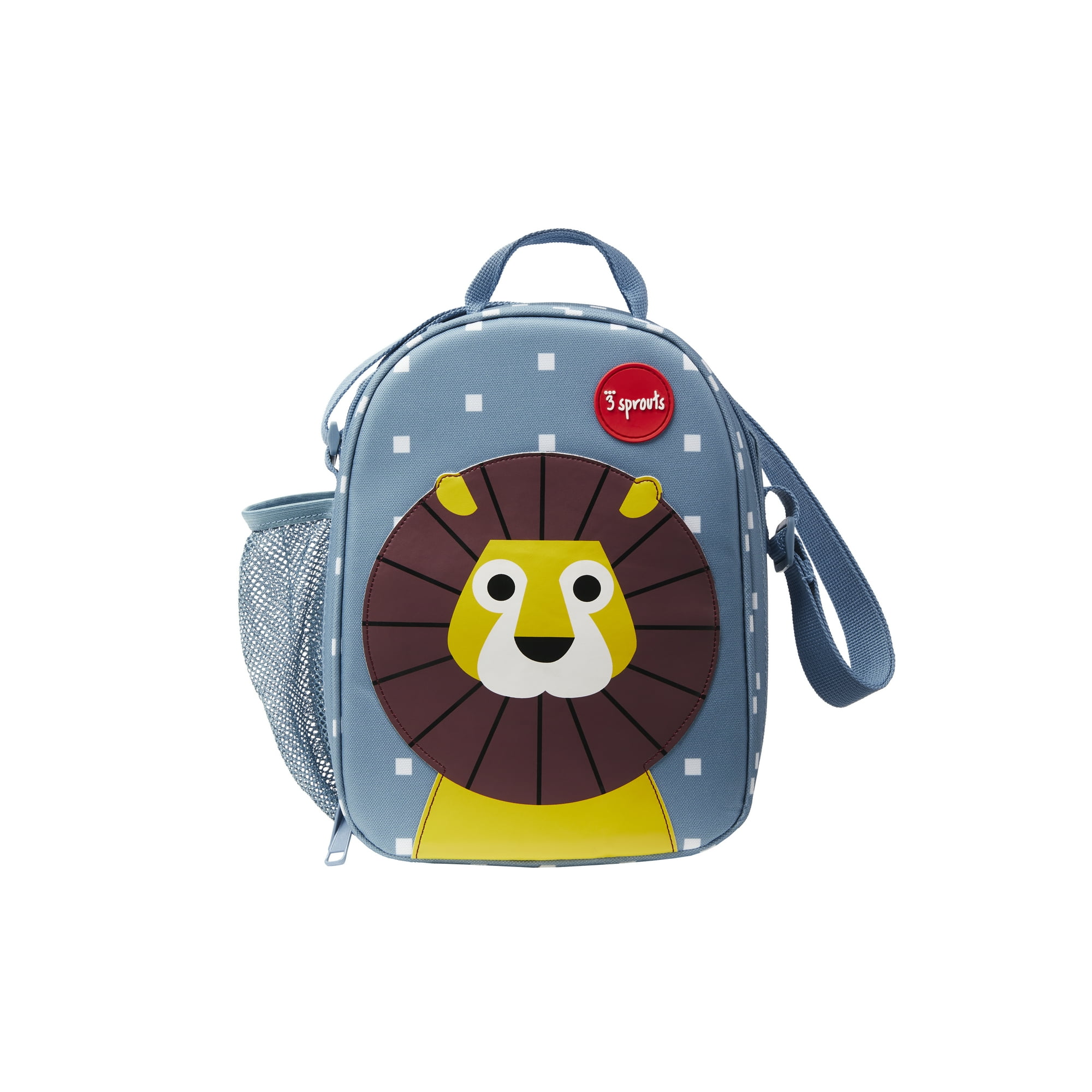 3 Sprouts Insulated Lunch Bag For Kids Reusable Tote With Shoulder Strap Handle And Pockets Lion Walmart Canada