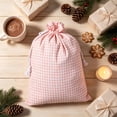 thumbnail image 4 of Drawstring Gift Bags, Large Christmas Storage Bag 27.5 X 19.6 Inches, Foldable Reusable Polyester Cotton Drawstring Pouch for Holiday Gift Wrapping, Party Supplies Storage, 4 of 6