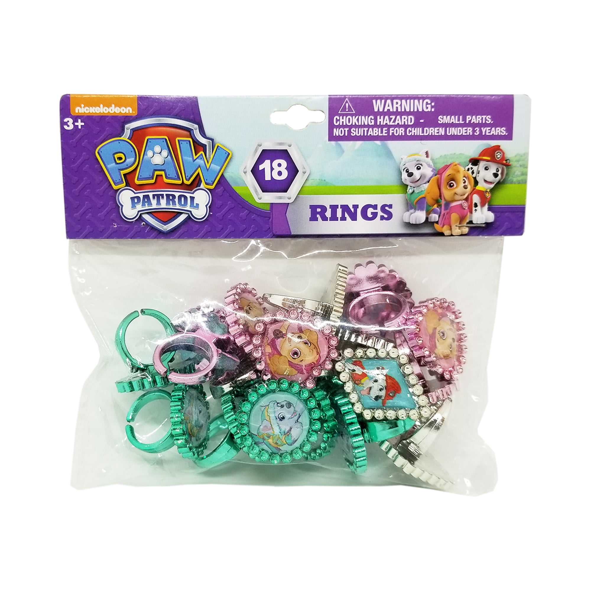 Lee Ond Løse 18pc Paw Patrol Rings - Walmart.com