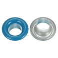 thumbnail image 4 of Unique Bargains 100PCS Grommets Eyelets 1/5 Inch (5mm) ID Hole Metal Self Backing Eyelet with Washers for Leather Blue, 4 of 7