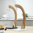 thumbnail image 6 of jalz jalz Banana Hanger Marble Base,Modern Banana Holder Tree Stand with Hook for Home or Bar (Black), 6 of 6
