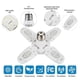 thumbnail image 3 of LED Garage Lights 38W Deformable Led Garage Lights, 3800LM Led Garage Ceiling Lights with 4 Ajustable Panels, 3 of 4