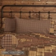 thumbnail image 6 of VHC Brands Prescott Block Border Plaid Cotton Rustic Patchwork Bedding Accessory, King Pillowcase Set 21x40, 6 of 11