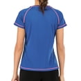 thumbnail image 6 of Women Sports Fitness Short Sleeve Quick Dry Gym Athletic Running T-Shirt Activewear, 6 of 6