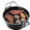 thumbnail image 7 of GIXUSIL Stainless Steel Pot Bottom Net,Round Roasting Cooking Rack,Cooling Rack with Mesh Foot Support,Baking Net Rack,Perfect for Slow Cooker Pressure Cooker Stockpot (17Cm), 7 of 7
