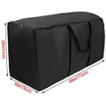 thumbnail image 2 of Bolsa de Almacenamiento Extremadamente Grande para Muebles de Jardín Cojines Sábanas Almohadas Cojines Bolso con Asa 210D Oxford Impermeable (173x76x51cm), 2 of 4