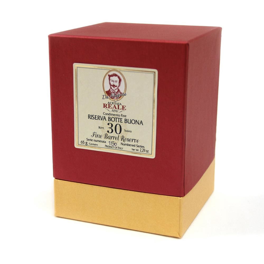 Acetaia Reale 30 Year Aged Balsamic Vinegar - 2.29 fl oz (65 mL) Italian Acetified Grape Must Vinegar