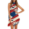 thumbnail image 2 of Qiopertar Robe d'Été Imprimée Décontractée Sans Manches Col Rond en Solde Livraison Gratuite à Moins de 5$ jusqu'à 90 % de Réduction, 2 of 5