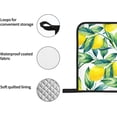 thumbnail image 5 of Yellow Lemon Oven Mitts and Pot Holders Set Watercolor Lemon with Green Leaves Pattern Kitchen Gloves Heat Resistant Hot Pads for Microwave BBQ Cooking Baking Grilling (4pcs), 5 of 6