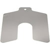 Stainless Steel Slotted Shim, Unpolished (Mill) Finish, 0.004" Thickness, 4" Width, 4" Length (Pack of 20)