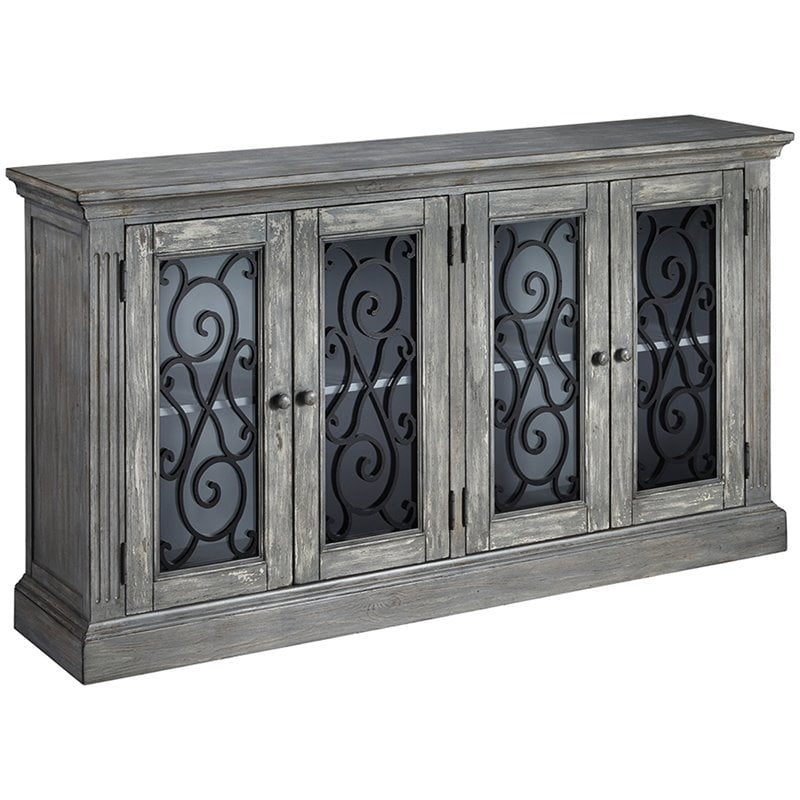 Ashley Furniture Mirimyn Console Table In Antique Gray Ashley Furniture Mirimyn Console Table