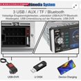 thumbnail image 5 of Autoradio 1 DIN Sans Fil Carplay Android Auto USB aux Bluetooth +Mikrofon Kamera, 5 of 5