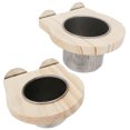 thumbnail image 4 of Bird Feeding Bowl Stainless Steel Creative Parrot Food Bowl Bird Feeding Cup, 4 of 6