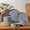 Gray, variant on Ceramic Dinnerware Set for 4 | Speckled Stoneware Plates and Bowls with unglazed terracotta | Scratch Resistant, Dishwasher & Microwave Safe Dishes Sets- 12-Pcs Blue
