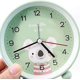 thumbnail image 3 of 4" Alarm Clock Round Quartz Analog Desk Clock Cartoon Animal Silent Non Ticking Night Light Battery Operated For Bedroom Green Koala, 3 of 5
