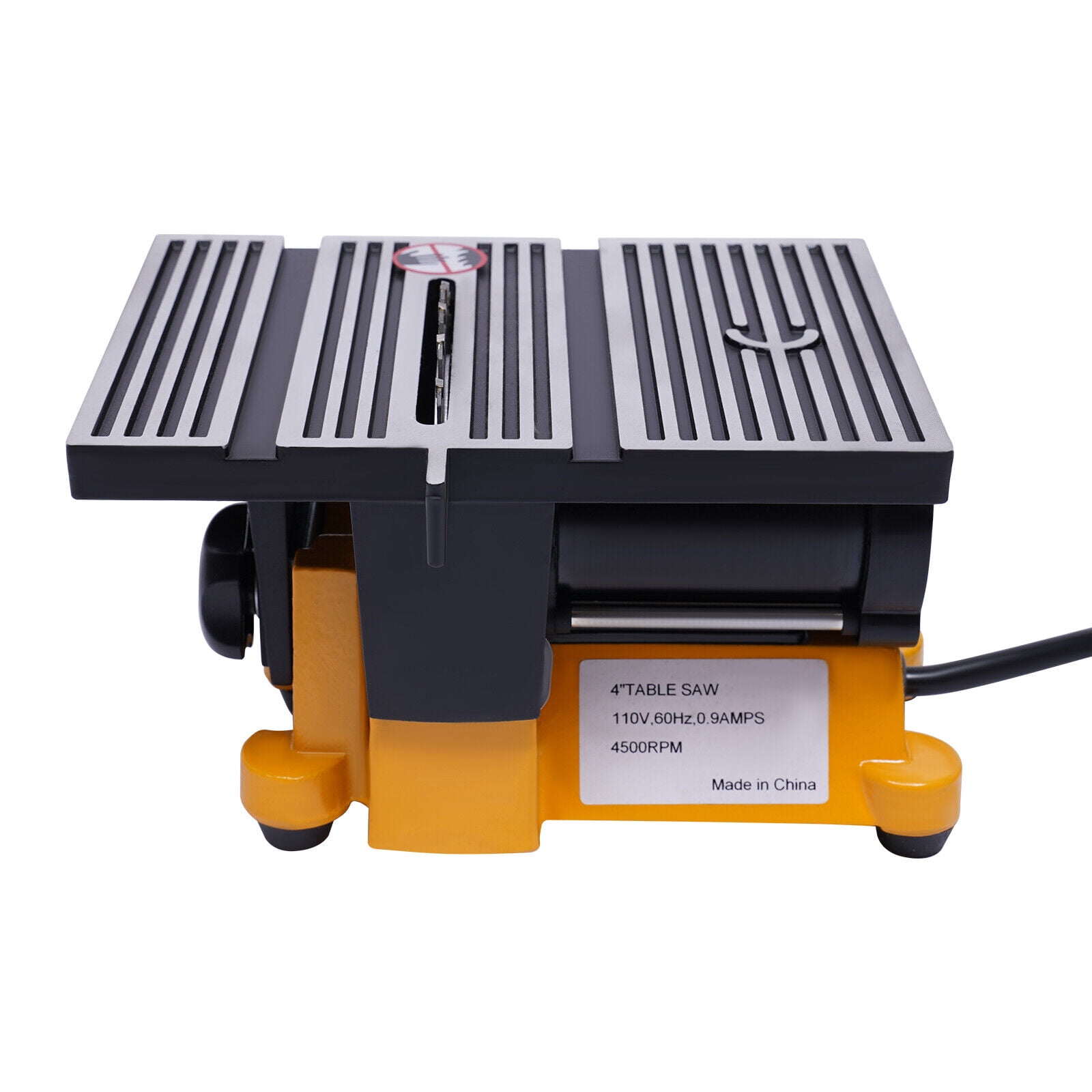 Mini Portable Table Saw, 4" Miter Table Saw Bench Electric Cutting Machine Multifunctional Desktop Saws with 3 Blades for DIY Handmade Wooden Model Crafts, Metal, Ceramic Tile, Glass