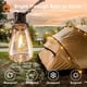 thumbnail image 3 of Cadena de luces LED para exteriores, adicionales, 25 pies, resistentes al agua, 2200 K, 3 of 8