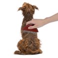 thumbnail image 3 of Peine de pelo para el cuidado de los dientes de acero inoxidable para perros y gatos con mango de madera (aguja fina), 3 of 8
