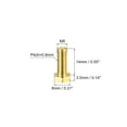 thumbnail image 2 of Unique Bargains Brass Hex Bolts, M5x14mm 10 Pack Fully Thread Grade 4.8 Machine Screws, 2 of 4