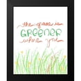 thumbnail image 2 of Quach, Anna 12x14 Black Modern Framed Museum Art Print Titled - Grass Greener, 2 of 5