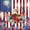 Red Navy White, variant on Manfei Bald Eagle Us Flag Twin Sheets,Patriotic Holiday Firework Bedding,Blue Brown Green,3 Pieces,1 Fitted Sheet and 1 Pillowcase