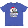 thumbnail image 3 of Inktastic Christmas is better with a Bulldog Youth T-Shirt, 3 of 5