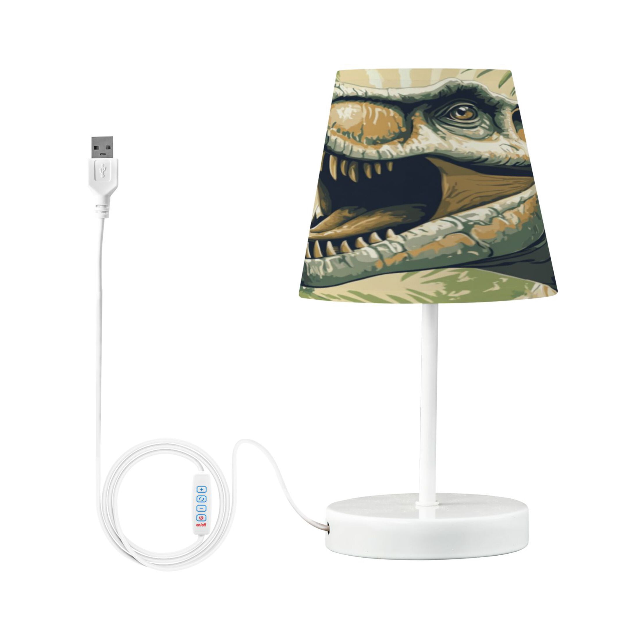 Table Lamp Small 5.9x10.8 Inches Table Lamps Night Light Tools & Home Improvement Bedroom Lamp Guest Room Lamp Study Lamp Office Lamp Big Green Dinosaur