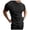 Black, variant on Men Casual Outfits Relaxed Fit Short Sleeve Casual Tee Shirt and Short Sets Stretch Classic Slim Fit Pullover Track Suits Beach Summer Clothing Black Size Black