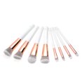 thumbnail image 4 of Kit de brochas de maquillaje Vhermosa 8 Uds gris y Blanco, 4 of 8