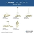 thumbnail image 6 of Progress Lighting - Laurel - 7 Light Linear Chandelier In Modern Style-9.5, 6 of 7
