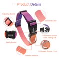 thumbnail image 3 of Nylon Adjustable Dog Collar Leash Lead Pet Cat Dog Collar Traction Leash Suitable for Small Large Dogs Bulldog Pugs Beagle, 3 of 5