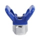 thumbnail image 2 of Reemplazo del Asiento de la Boquilla del Protector de la Punta de la Pistola Pulverizadora de Pinta Sin Aire Herramienta Universal Azul Reemplazo del Asiento de la Boquilla del, 2 of 7