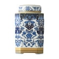 thumbnail image 3 of veasfak Ceramic Tea Canister Chinese with Sealed Lid for Office Dining Table Kitchen D, 3 of 9