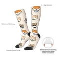 thumbnail image 4 of Balery Shiba Head Face Calcetines novedosos Calcetines deportivos Calcetines hasta la rodilla Calcetines de algodón Calcetines originales y geniales, 4 of 6