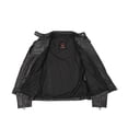 thumbnail image 3 of Daniel Smart Women’s Leather Jacket - Goatskin Motorcycle Leather Jacket with Scooter Collar Design & Multipurpose Pockets, 3 of 11