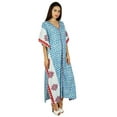 thumbnail image 4 of Bimba Women Kaftan Designer Maxi Chic Long Caftan Coverup Beach Wear Sleep Wear, 4 of 8