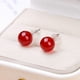 thumbnail image 1 of Pendientes de nicho de temperamento de ágata roja natural de joyería para niñas, pequeños y versátiles, pendientes de alta gama de otoño e invierno, 1 of 4