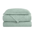 thumbnail image 2 of Swift Home Waffle Square Prewashed Duvet Cover Set, 2 of 3