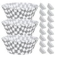 thumbnail image 6 of Hemoton 200 Pcs Checkered Cupcake Liners Wrappers Cake Baking Cups for Muffins and Desserts, 6 of 8