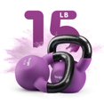thumbnail image 4 of Yes4All Neoprene Coated & Kettlebell Sets - Hand Weights for Home Gym & Dumbbell Weight Set training 15lbs - Pair, 4 of 4
