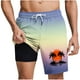 thumbnail image 1 of Pantalones Cortos Casuales para Hombre Imprimir con Bolsillos Pantalones de Playa de Cintura Elástica, Pantalones Cortos de Cintura Elástica para Hombre, 1 of 5