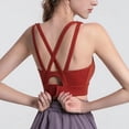 thumbnail image 2 of Sujetador deportivo para mujer, Top de realce sin aros con hebilla ajustable, poliéster, entrenamiento de Yoga, trote, ropa interior deportiva, gimnasio de talla grande XXL, 2 of 5