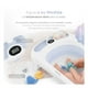 thumbnail image 3 of Bañera para Bebé con Termómetro Esquimal, Tina de Baño Plegable con Asiento Antideslizante Azul, 3 of 7
