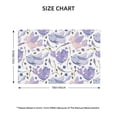 thumbnail image 4 of Placemats Set Of 4 / 6, Lavender Flowers Bird Purple Placemats For Dining Table Indoor/Outdoors Heat Resistant Washable Placemats 18" X 12", 4 of 8