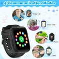 thumbnail image 4 of SHANNA Smart Watch for Kids with GPS 4G HD Touchscreen Watch with Phone GPS Tracker Real-Time Location SOS Video Call Voice Chat Camera for Boys Girls Gift, Black, 4 of 9