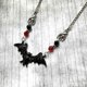 thumbnail image 2 of Halloween Necklace Retro Animal Black Bat Necklace Gothic Style Neck Jewelry Party Accessories, 2 of 5