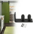 thumbnail image 2 of Boaby Sliding Floor Guide, Carbon Steel Adjustable Sliding Floor Guide for Barn Door Hardware Accessory(Single Roller), 2 of 8